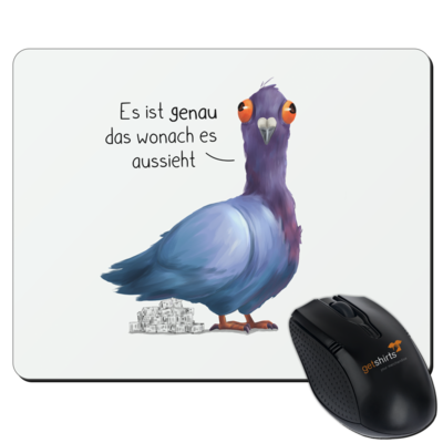 Motiv: Mousepad Textil - Genau das! - bestimme auf Wunsch Details wie Produkt, Grösse, Farbe und Position selbst ! Motiv: Mousepad Textil - Genau das!