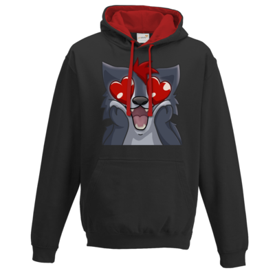 Motiv: Two-Tone Hoodie - LuriHeart - bestimme auf Wunsch Details wie Produkt, Grösse, Farbe und Position selbst ! Motiv: Two-Tone Hoodie - LuriHeart