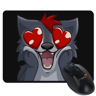 Motiv: Mousepad Textil - LuriHeart - bestimme auf Wunsch Details wie Produkt, Grösse, Farbe und Position selbst ! Motiv: Mousepad Textil - LuriHeart