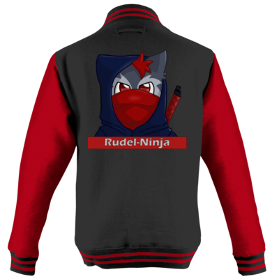 Motiv: College Jacke - RudelNinja - bestimme auf Wunsch Details wie Produkt, Grösse, Farbe und Position selbst ! Motiv: College Jacke - RudelNinja