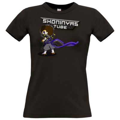 Motiv: T-Shirt Damen Premium FAIR WEAR - minion+banner (uebersaettigt) - bestimme auf Wunsch Details wie Produkt, Grösse, Farbe und Position selbst ! Motiv: T-Shirt Damen Premium FAIR WEAR - minion+banner (uebersaettigt)