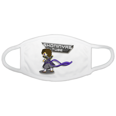 Motiv: Gesichtsmaske - minion+banner (uebersaettigt)