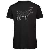 Motiv: Organic T-Shirt - SizzleBrothers - Grillen - Meatmap - bestimme auf Wunsch Details wie Produkt, Grösse, Farbe und Position selbst ! Motiv: Organic T-Shirt - SizzleBrothers - Grillen - Meatmap
