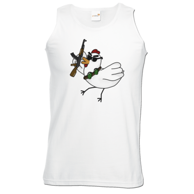 Motiv: Athletic Vest - Terrorhuhn - bestimme auf Wunsch Details wie Produkt, Grösse, Farbe und Position selbst ! Motiv: Athletic Vest - Terrorhuhn