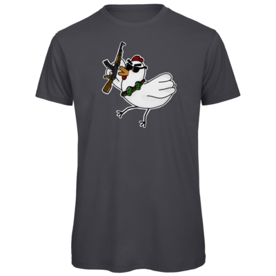 Motiv: Organic T-Shirt - Terrorhuhn - bestimme auf Wunsch Details wie Produkt, Grösse, Farbe und Position selbst ! Motiv: Organic T-Shirt - Terrorhuhn