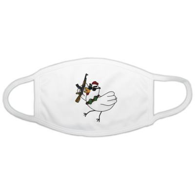 Motiv: Gesichtsmaske - Terrorhuhn