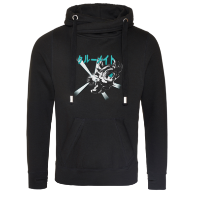 Motiv: Cross Neck Hoodie - Crewmate - bestimme auf Wunsch Details wie Produkt, Grösse, Farbe und Position selbst ! Motiv: Cross Neck Hoodie - Crewmate