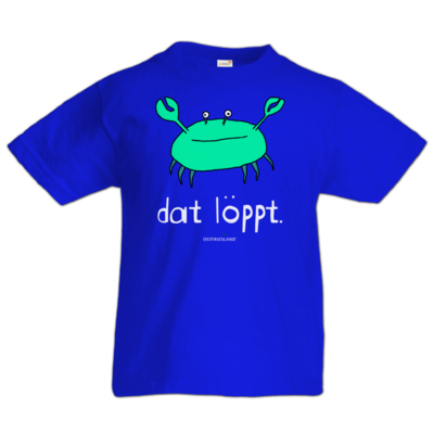 Motiv: Kids T-Shirt Premium FAIR WEAR - dat löppt. gruen - bestimme auf Wunsch Details wie Produkt, Grösse, Farbe und Position selbst ! Motiv: Kids T-Shirt Premium FAIR WEAR - dat löppt. gruen
