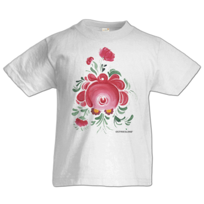 Motiv: Kids T-Shirt Premium FAIR WEAR - Ostfriesische Teerose - bestimme auf Wunsch Details wie Produkt, Grösse, Farbe und Position selbst ! Motiv: Kids T-Shirt Premium FAIR WEAR - Ostfriesische Teerose