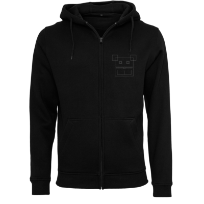 Motiv: Heavy Zip-Hoodie - Eckige Katze - bestimme auf Wunsch Details wie Produkt, Grösse, Farbe und Position selbst ! Motiv: Heavy Zip-Hoodie - Eckige Katze