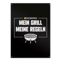 Motiv: Metallschild - bestimme auf Wunsch Details wie Produkt, Grösse, Farbe und Position selbst ! Motiv: Metallschild