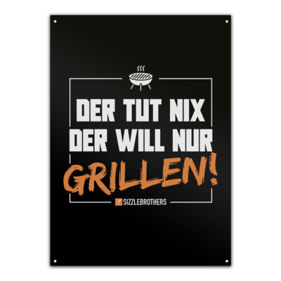 Motiv: Metallschild - bestimme auf Wunsch Details wie Produkt, Grösse, Farbe und Position selbst ! Motiv: Metallschild