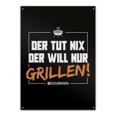 Motiv: Metallschild - bestimme auf Wunsch Details wie Produkt, Grösse, Farbe und Position selbst ! Motiv: Metallschild