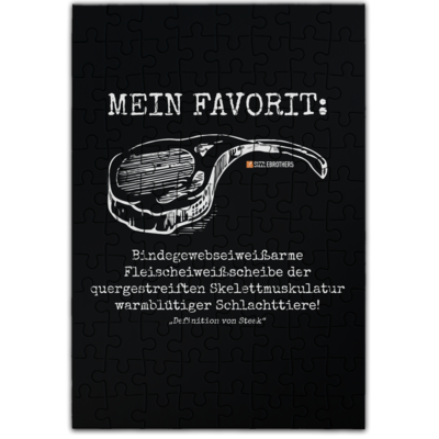 Motiv: Puzzle - Definition Steak - bestimme auf Wunsch Details wie Produkt, Grösse, Farbe und Position selbst ! Motiv: Puzzle - Definition Steak