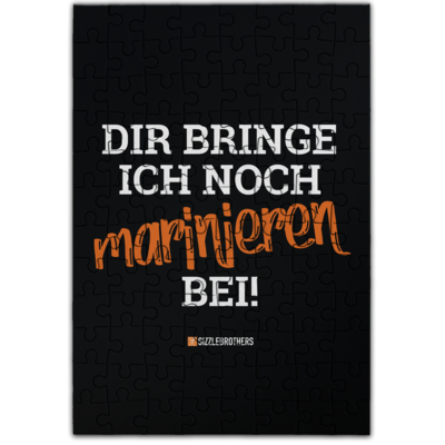 Motiv: Puzzle - Marinieren bei bringen! - bestimme auf Wunsch Details wie Produkt, Grösse, Farbe und Position selbst ! Motiv: Puzzle - Marinieren bei bringen!