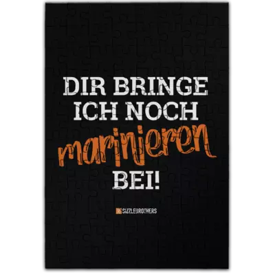 Motiv: Puzzle - Marinieren bei bringen! - bestimme auf Wunsch Details wie Produkt, Grösse, Farbe und Position selbst ! Motiv: Puzzle - Marinieren bei bringen!
