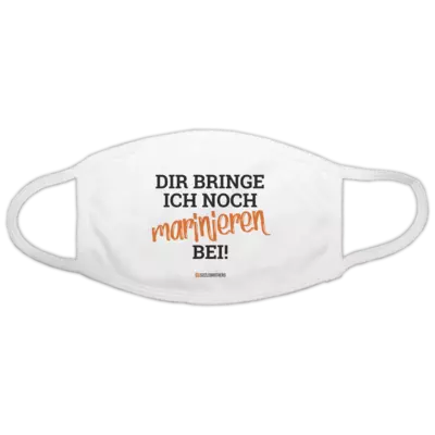 Motiv: Gesichtsmaske - Marinieren bei bringen!