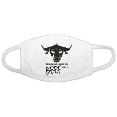 Motiv: Gesichtsmaske - Willste Beef?