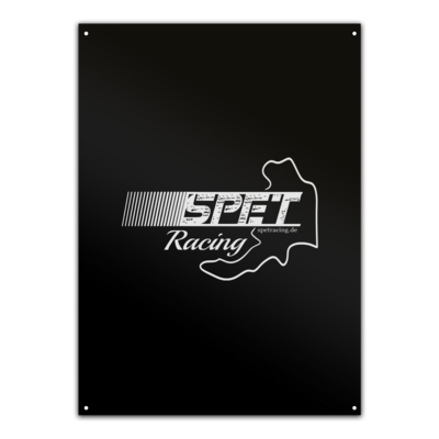 Motiv: Metallschild - SPET Racing - bestimme auf Wunsch Details wie Produkt, Grösse, Farbe und Position selbst ! Motiv: Metallschild - SPET Racing