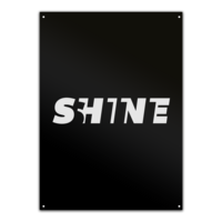 Motiv: Metallschild - Shine classic - bestimme auf Wunsch Details wie Produkt, Grösse, Farbe und Position selbst ! Motiv: Metallschild - Shine classic