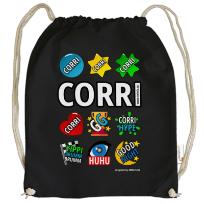 Motiv: Cotton Gymsac - Corri_OLD_MOT - bestimme auf Wunsch Details wie Produkt, Grösse, Farbe und Position selbst ! Motiv: Cotton Gymsac - Corri_OLD_MOT