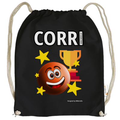 Motiv: Cotton Gymsac - Corri_WIN - bestimme auf Wunsch Details wie Produkt, Grösse, Farbe und Position selbst ! Motiv: Cotton Gymsac - Corri_WIN