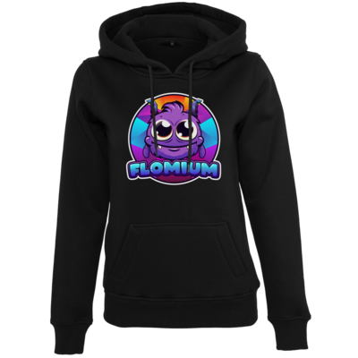 Motiv: Womens Heavy Hoody - FLOMIUM Logo - bestimme auf Wunsch Details wie Produkt, Grösse, Farbe und Position selbst ! Motiv: Womens Heavy Hoody - FLOMIUM Logo