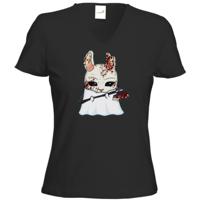 Motiv: T-Shirt Damen V-Neck Classic - bestimme auf Wunsch Details wie Produkt, Grösse, Farbe und Position selbst ! Motiv: T-Shirt Damen V-Neck Classic
