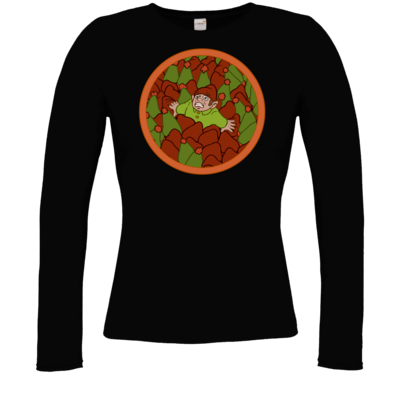 Motiv: Longsleeve Damen Organic - Wichtelwald - bestimme auf Wunsch Details wie Produkt, Grösse, Farbe und Position selbst ! Motiv: Longsleeve Damen Organic - Wichtelwald