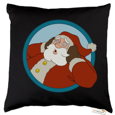 Motiv: Kissen Baumwolle - Weihnachtsmann - bestimme auf Wunsch Details wie Produkt, Grösse, Farbe und Position selbst ! Motiv: Kissen Baumwolle - Weihnachtsmann