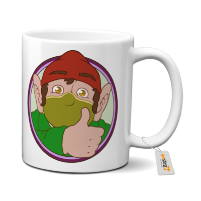Motiv: Tasse - Frodo mit Maske