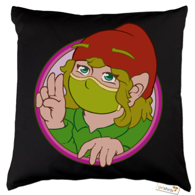 Motiv: Kissen Baumwolle - Esmeralda mit Maske - bestimme auf Wunsch Details wie Produkt, Grösse, Farbe und Position selbst ! Motiv: Kissen Baumwolle - Esmeralda mit Maske