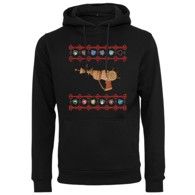 Motiv: Heavy Hoodie - Zombie Weihnachten - bestimme auf Wunsch Details wie Produkt, Grösse, Farbe und Position selbst ! Motiv: Heavy Hoodie - Zombie Weihnachten