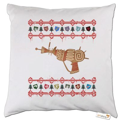 Motiv: Kissen - Zombie Weihnachten - bestimme auf Wunsch Details wie Produkt, Grösse, Farbe und Position selbst ! Motiv: Kissen - Zombie Weihnachten