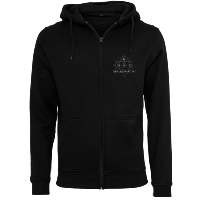 Motiv: Heavy Zip-Hoodie - Seelennacht - Occult Astronomy - bestimme auf Wunsch Details wie Produkt, Grösse, Farbe und Position selbst ! Motiv: Heavy Zip-Hoodie - Seelennacht - Occult Astronomy