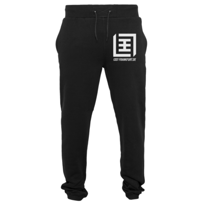 Motiv: Heavy Sweatpants - Logo b/w - bestimme auf Wunsch Details wie Produkt, Grösse, Farbe und Position selbst ! Motiv: Heavy Sweatpants - Logo b/w