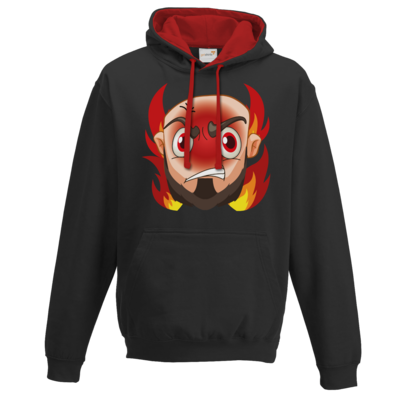 Motiv: Two-Tone Hoodie - Houzi_Rage - bestimme auf Wunsch Details wie Produkt, Grösse, Farbe und Position selbst ! Motiv: Two-Tone Hoodie - Houzi_Rage