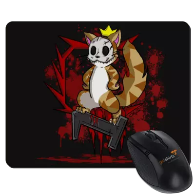 Motiv: Mousepad Textil - TrapperCat - bestimme auf Wunsch Details wie Produkt, Grösse, Farbe und Position selbst ! Motiv: Mousepad Textil - TrapperCat