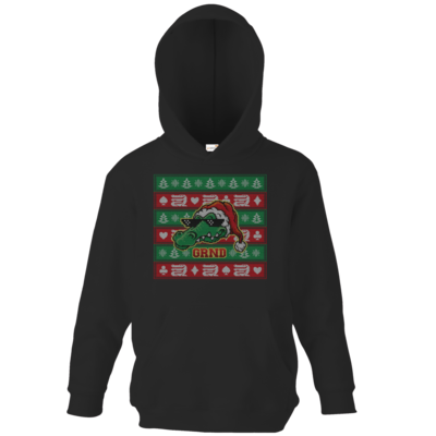 Motiv: Kids Hooded Sweat - Ugly XMas - bestimme auf Wunsch Details wie Produkt, Grösse, Farbe und Position selbst ! Motiv: Kids Hooded Sweat - Ugly XMas