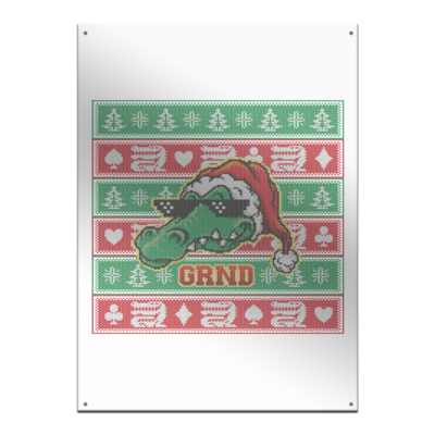 Motiv: Metallschild - Ugly XMas - bestimme auf Wunsch Details wie Produkt, Grösse, Farbe und Position selbst ! Motiv: Metallschild - Ugly XMas