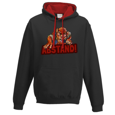 Motiv: Two-Tone Hoodie - Welf - Abstand - bestimme auf Wunsch Details wie Produkt, Grösse, Farbe und Position selbst ! Motiv: Two-Tone Hoodie - Welf - Abstand
