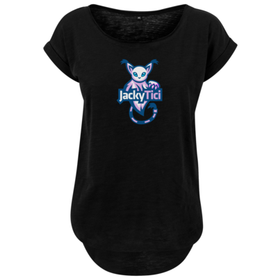 Motiv: Ladies Long Slub Tee - Logo - bestimme auf Wunsch Details wie Produkt, Grösse, Farbe und Position selbst ! Motiv: Ladies Long Slub Tee - Logo