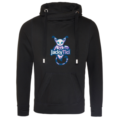 Motiv: Cross Neck Hoodie - Logo - bestimme auf Wunsch Details wie Produkt, Grösse, Farbe und Position selbst ! Motiv: Cross Neck Hoodie - Logo