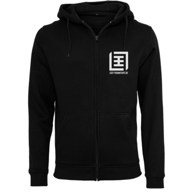 Motiv: Heavy Zip-Hoodie - Logo b/w - bestimme auf Wunsch Details wie Produkt, Grösse, Farbe und Position selbst ! Motiv: Heavy Zip-Hoodie - Logo b/w