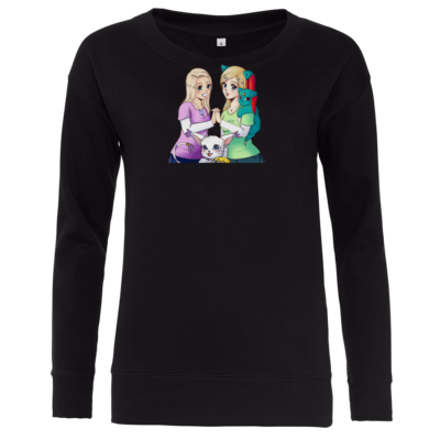 Motiv: Girlie Crew Sweatshirt - bestimme auf Wunsch Details wie Produkt, Grösse, Farbe und Position selbst ! Motiv: Girlie Crew Sweatshirt