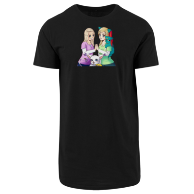 Motiv: Shaped Long Tee - bestimme auf Wunsch Details wie Produkt, Grösse, Farbe und Position selbst ! Motiv: Shaped Long Tee