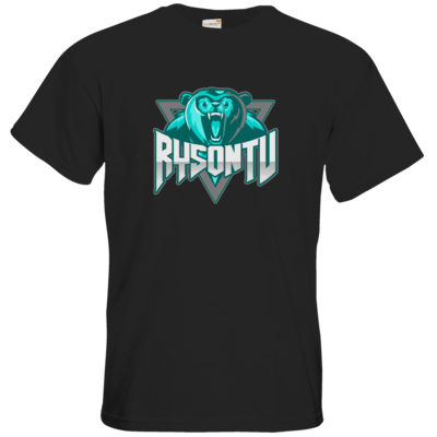Motiv: T-Shirt Premium FAIR WEAR - RysonTV_Logo - bestimme auf Wunsch Details wie Produkt, Grösse, Farbe und Position selbst ! Motiv: T-Shirt Premium FAIR WEAR - RysonTV_Logo