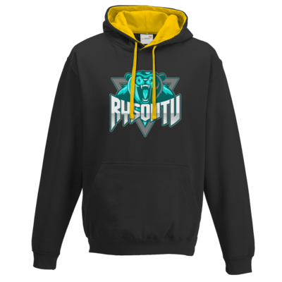 Motiv: Two-Tone Hoodie - RysonTV_Logo - bestimme auf Wunsch Details wie Produkt, Grösse, Farbe und Position selbst ! Motiv: Two-Tone Hoodie - RysonTV_Logo