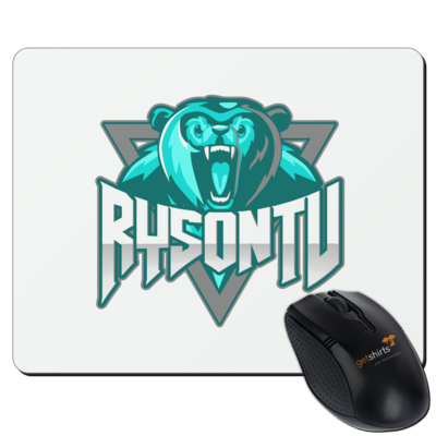 Motiv: Mousepad Textil - RysonTV_Logo - bestimme auf Wunsch Details wie Produkt, Grösse, Farbe und Position selbst ! Motiv: Mousepad Textil - RysonTV_Logo