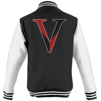 Motiv: College Jacke - IronV_cleanlogo - bestimme auf Wunsch Details wie Produkt, Grösse, Farbe und Position selbst ! Motiv: College Jacke - IronV_cleanlogo